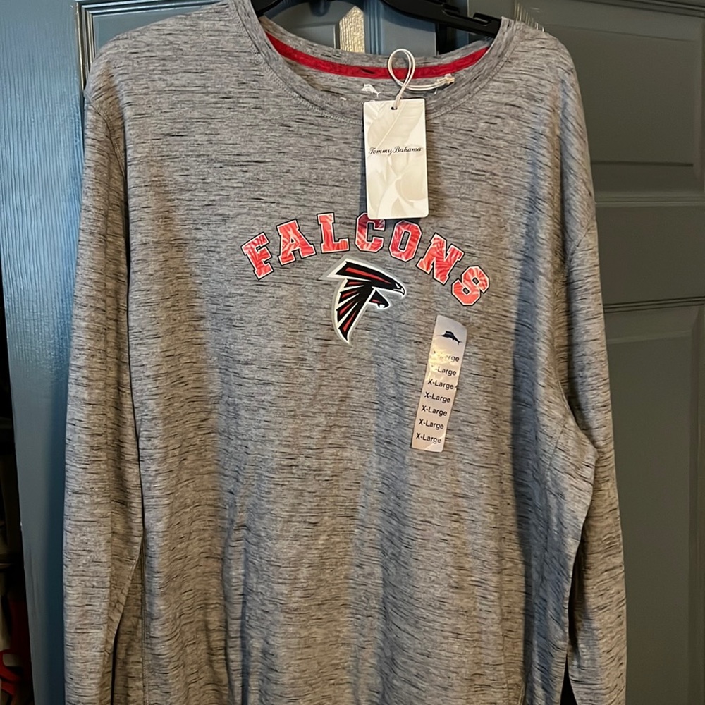 Tommy Bahama Atlanta Falcons long sleeve shirt. Size XL New never worn